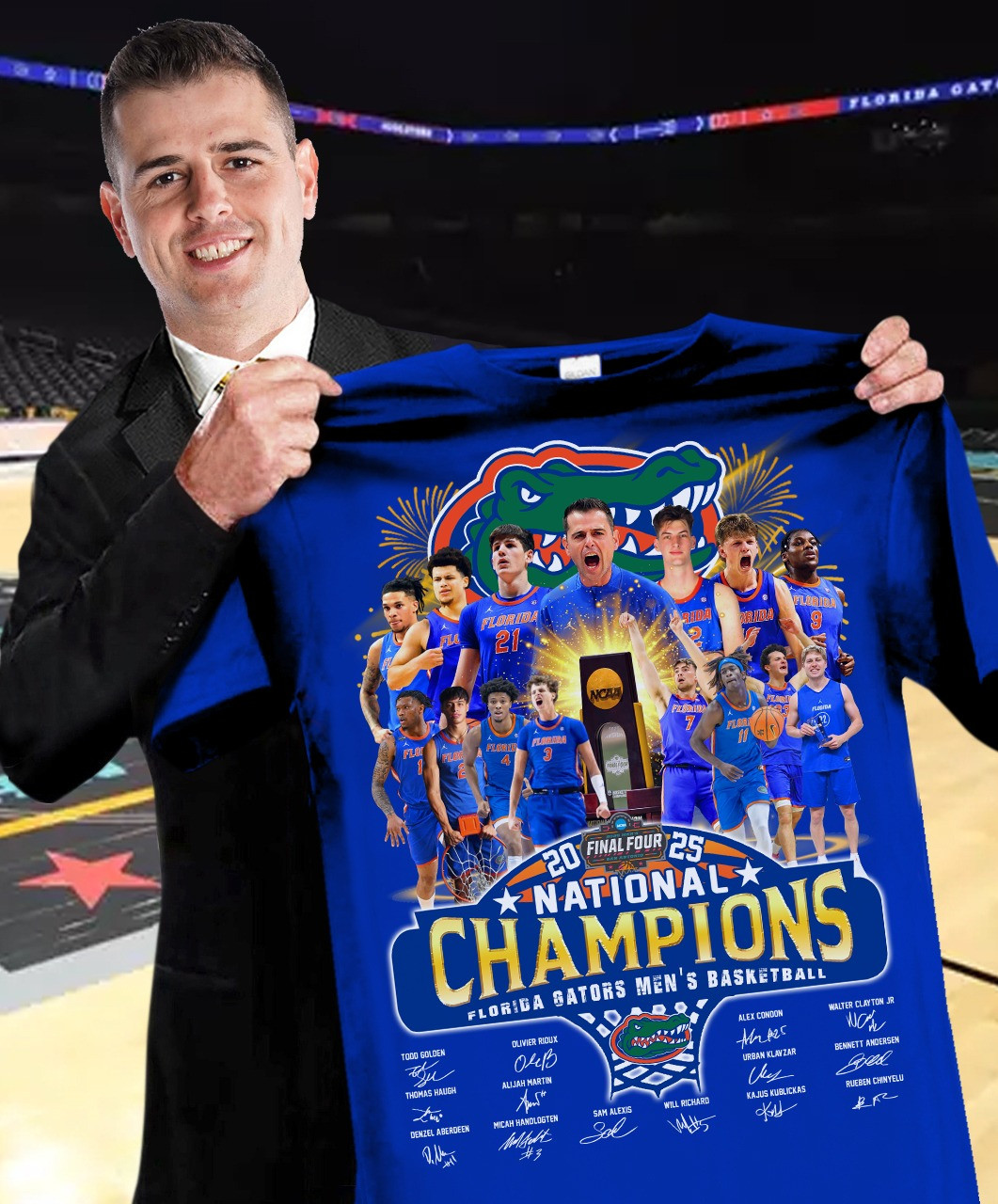 Florida Gators National Championship Shirt 2025 NCAA Men's Basketball Merch Best Gifts