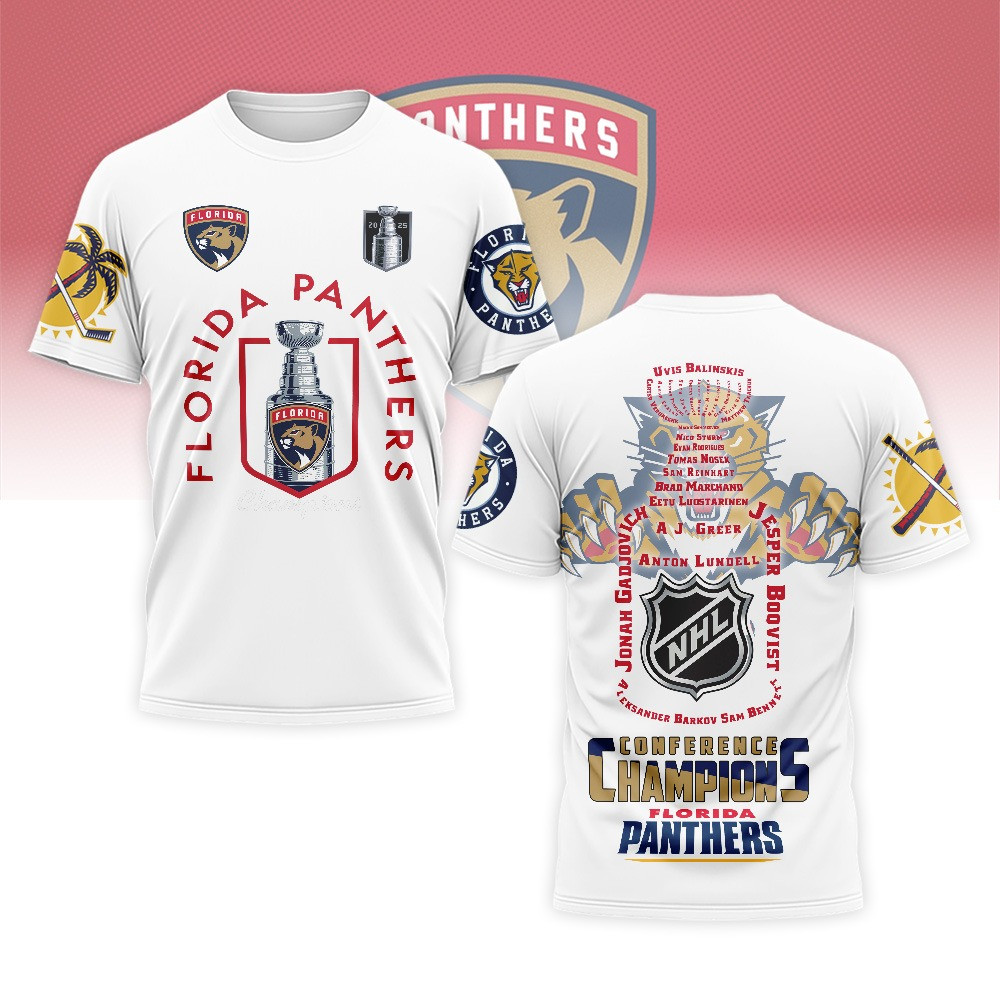 Florida Panthers 2025 Back To Back Champions T-Shirt Panthers Shirt Hockey Fan Merch