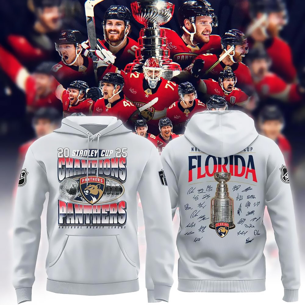 Florida Panthers 2025 Stanley Cup Champions Limited Edition Hoodie Best Gift For Hockey Lovers