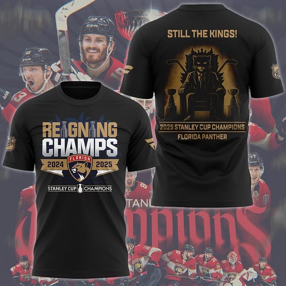 Florida Panthers 2025 Stanley Cup Champions T-Shirt Still The Kings Shirt Gift For Hockey Fans