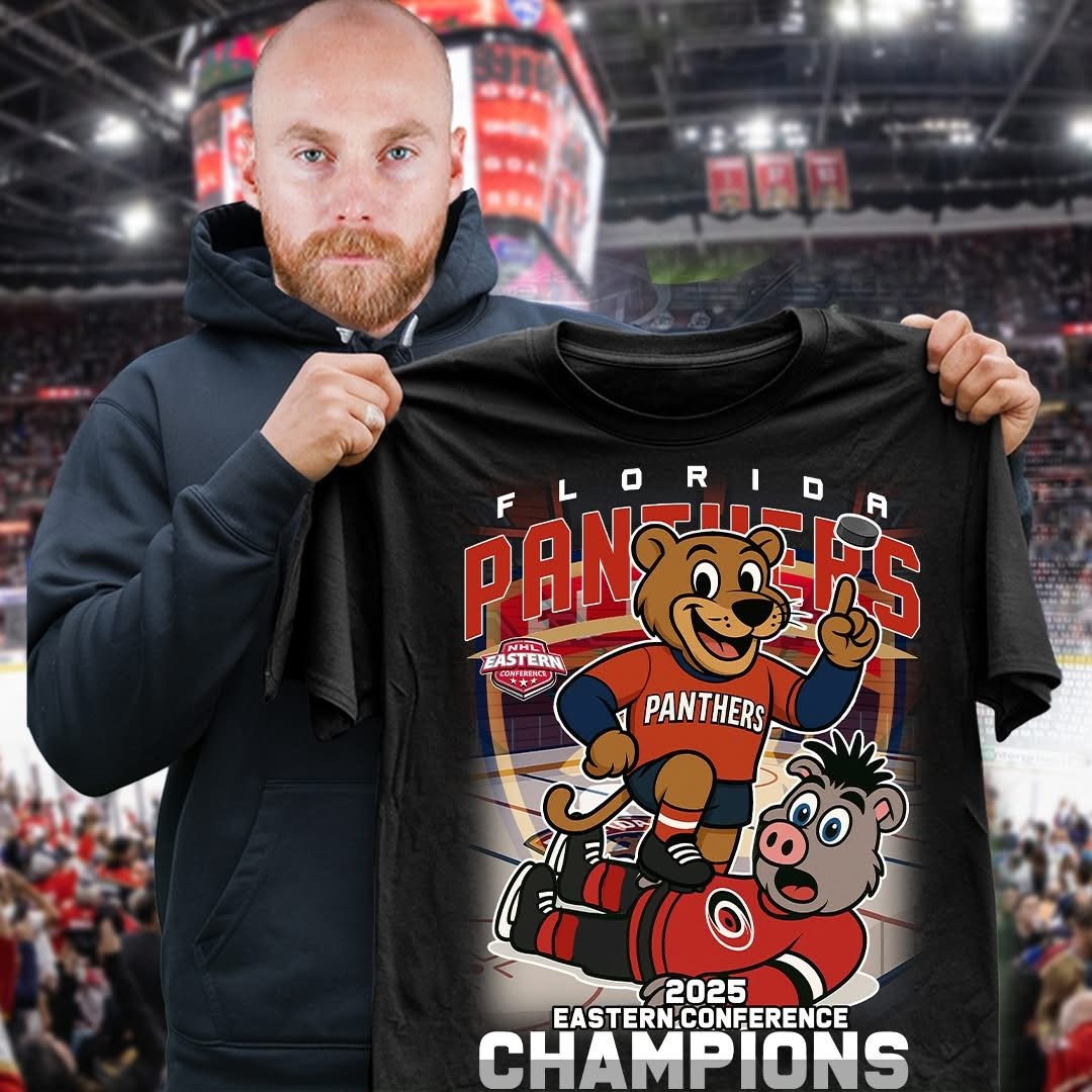 Florida Panthers Eastern Conference Champions 2025 T-Shirt Florida Panthers Merch