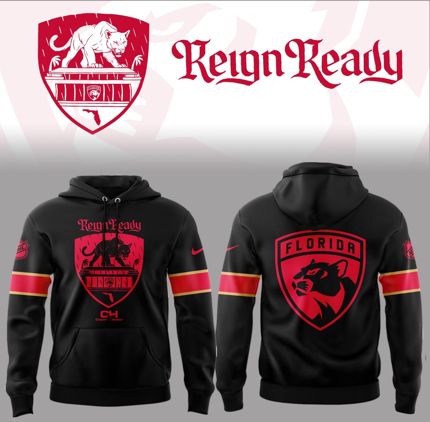 Florida Panthers Reign Ready 2025 Hoodie Florida Panthers Merch Boyfriend Gifts