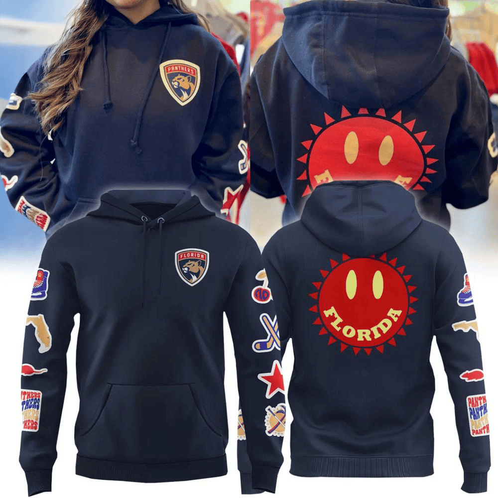 Florida Panthers Shield Patches Limited Edition Hoodie Best Gifts For Hockey Fans