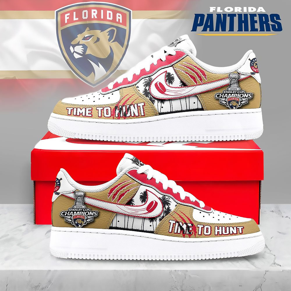 Florida Panthers Stanley Cup Final Champions Special Edition Air Force 1 Sneaker