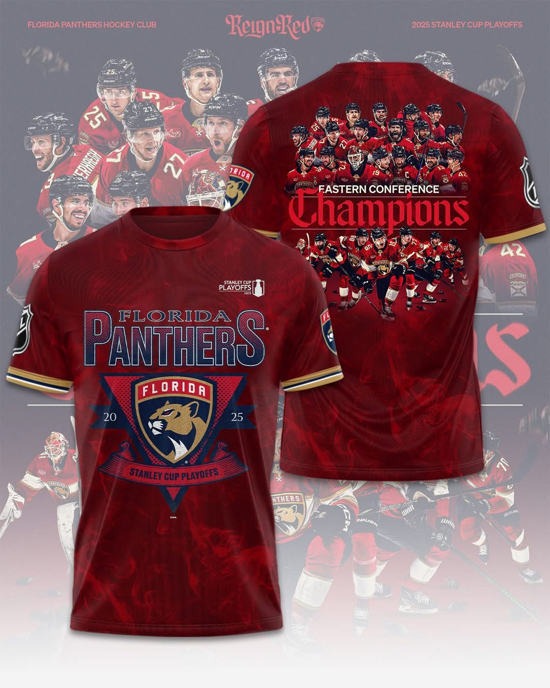 Florida Panthers Stanley Cup Playoffs Eastern Conference Champions Shirt Florida Panthers Merch