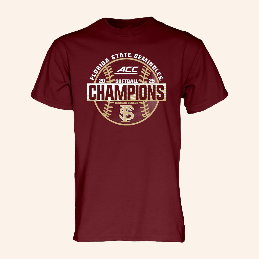 Florida State Softball Champions Regular Season 2025 T-Shirt Best Gifts For Softball Lovers