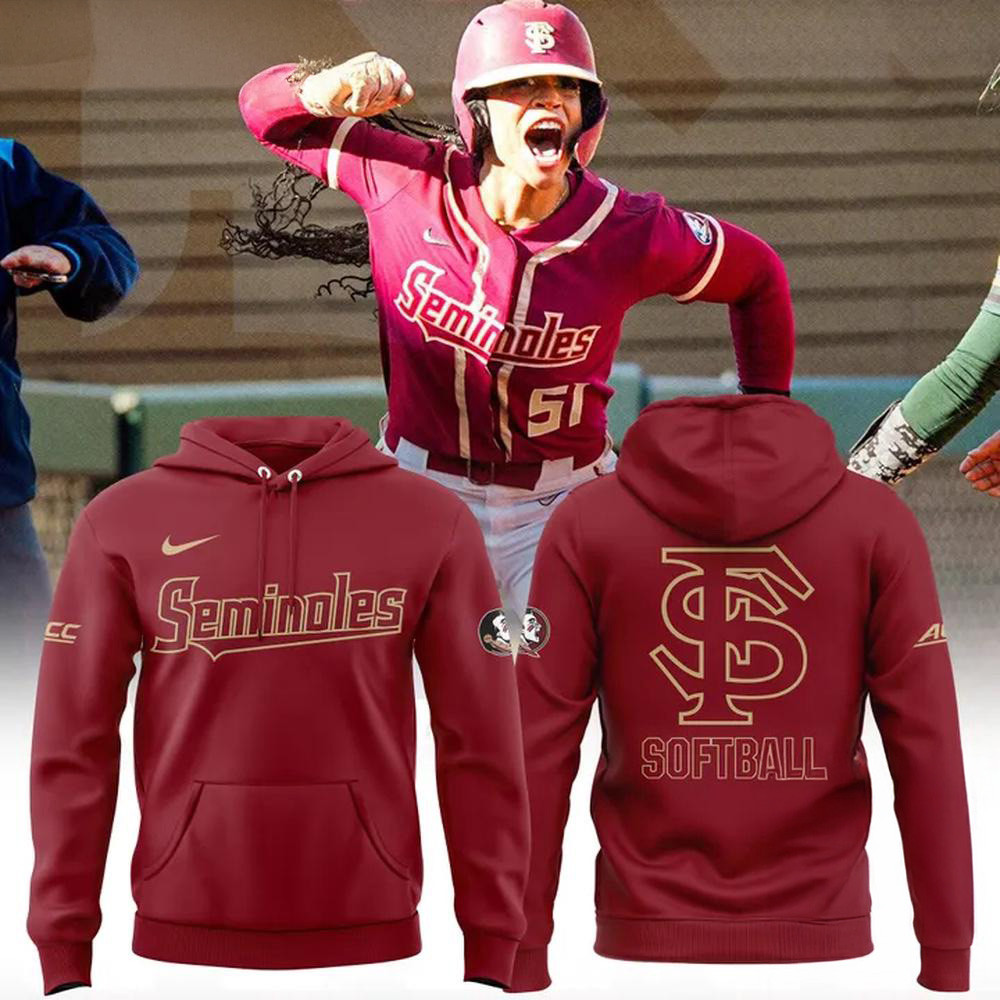 Florida State Softball Special Edition 2025 Red Hoodie Gifts For Softball Lovers