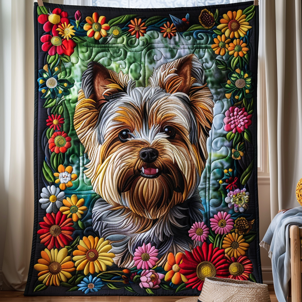 Flower Frame Quilted Blanket Christmas Gifts For Friends