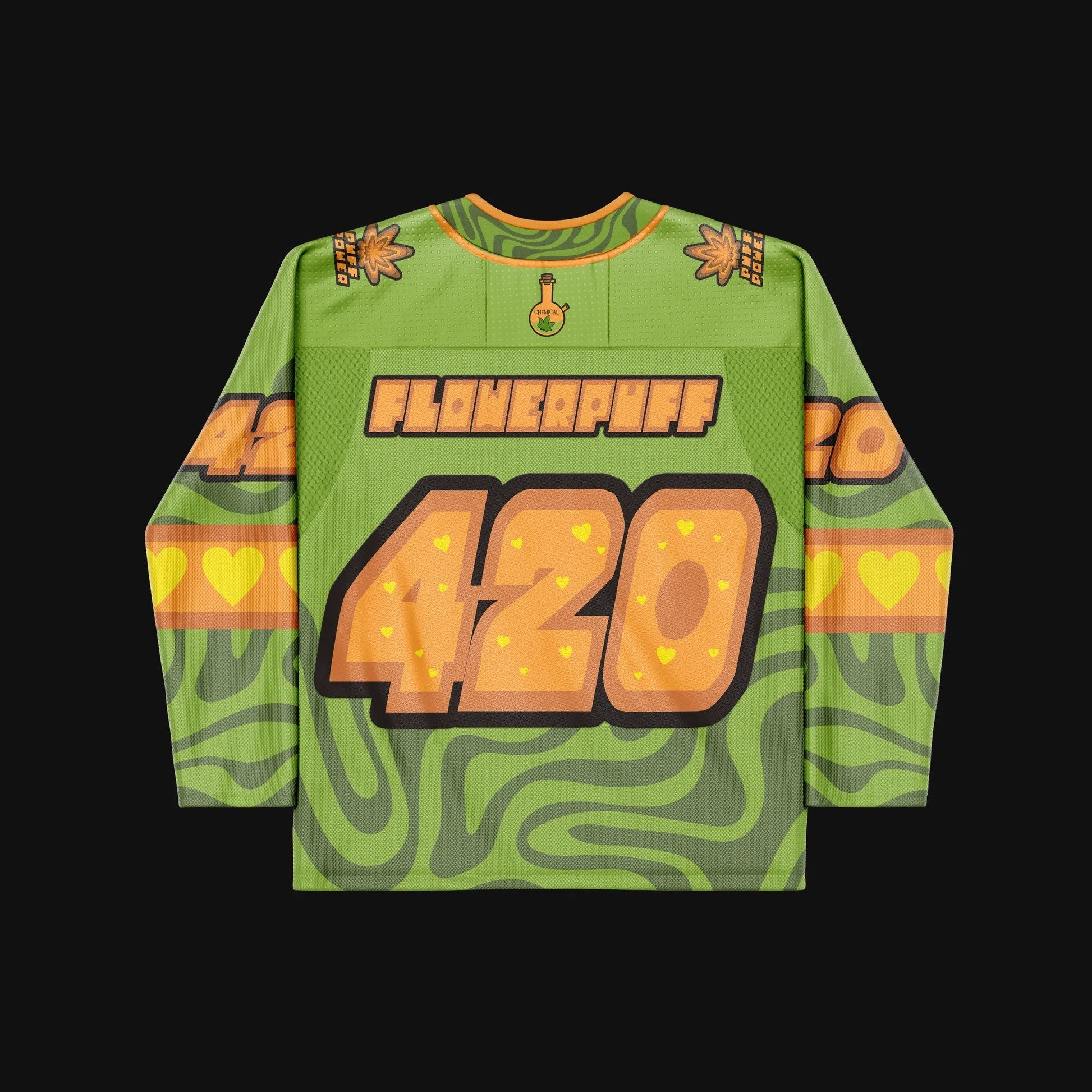 Flowerpuff Girls 420 Hockey Jersey Trippy Jersey Merch Gifts For Girlfriend Flowerpuff Girls 420 Hockey Jersey Trippy Jersey Merch Gifts For Girlfriend