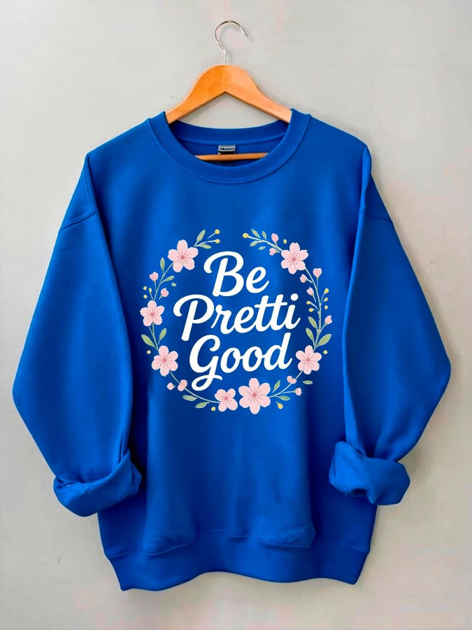 Flowers Be Pretti Good Sweatshirt I Stand With Minnesota Sweatshirt Women's Resist Apparel