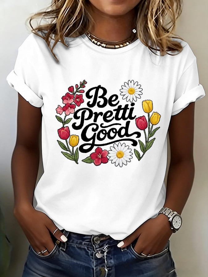 Flowers Be Pretti Good T-Shirt I Stand With Minnesota Shirt Anti Trump Apparel Gifts For Wife