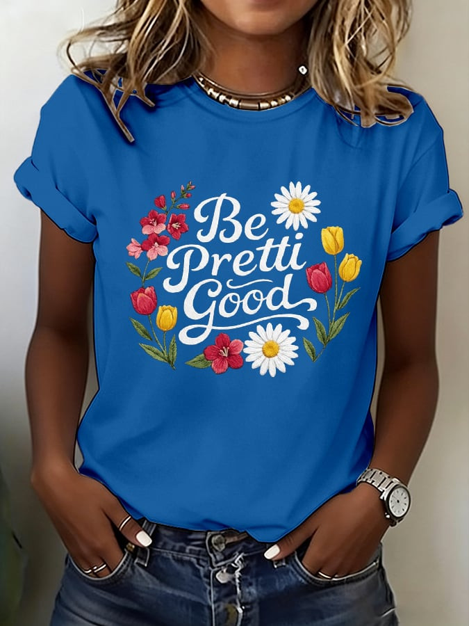 Flowers Be Pretti Good T-Shirt I Stand With Minnesota Shirt Anti Trump Apparel Gifts For Wife