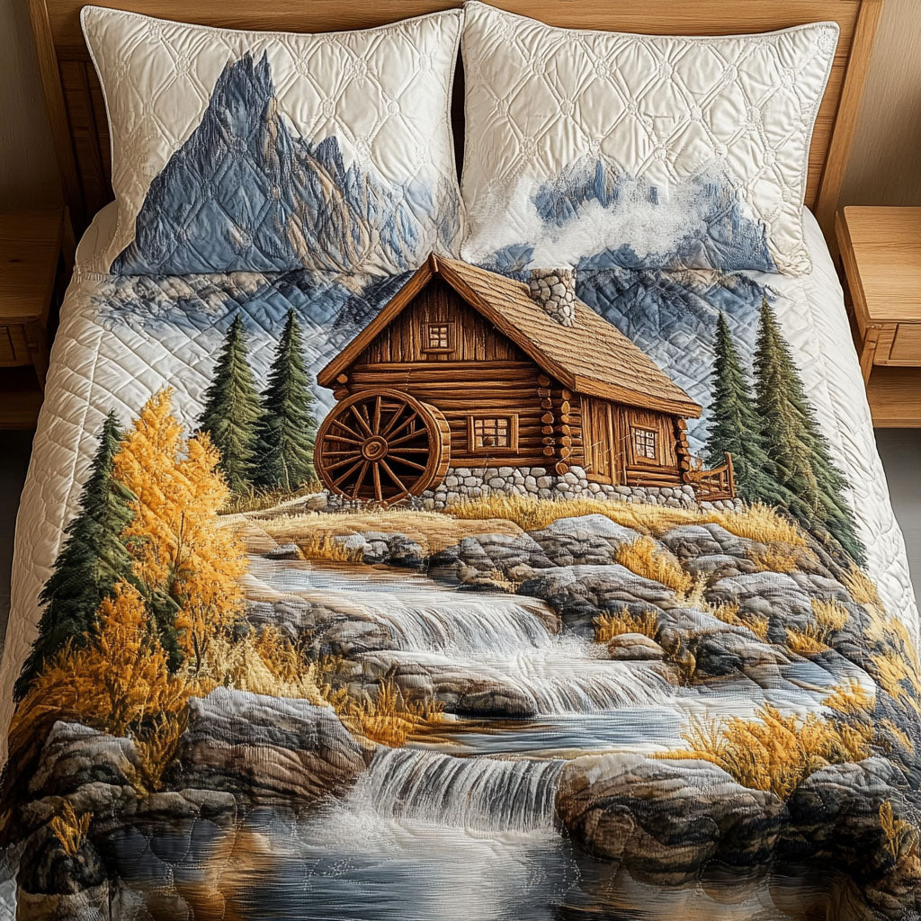 Flowing Grace Quilted Bedding Set Bed Decor Christmas Presents For Her