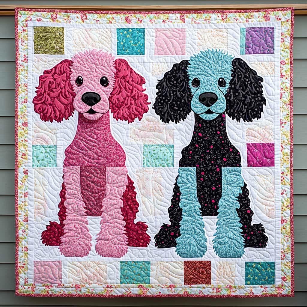 Fluffy Friend Quilted Blanket Best New Dog Owner Gifts