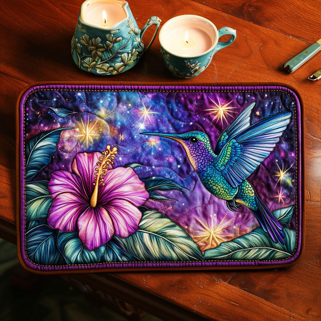 Flutter Bloom Quilted Placemat Christmas House Decor Gifts For Parrot Lovers