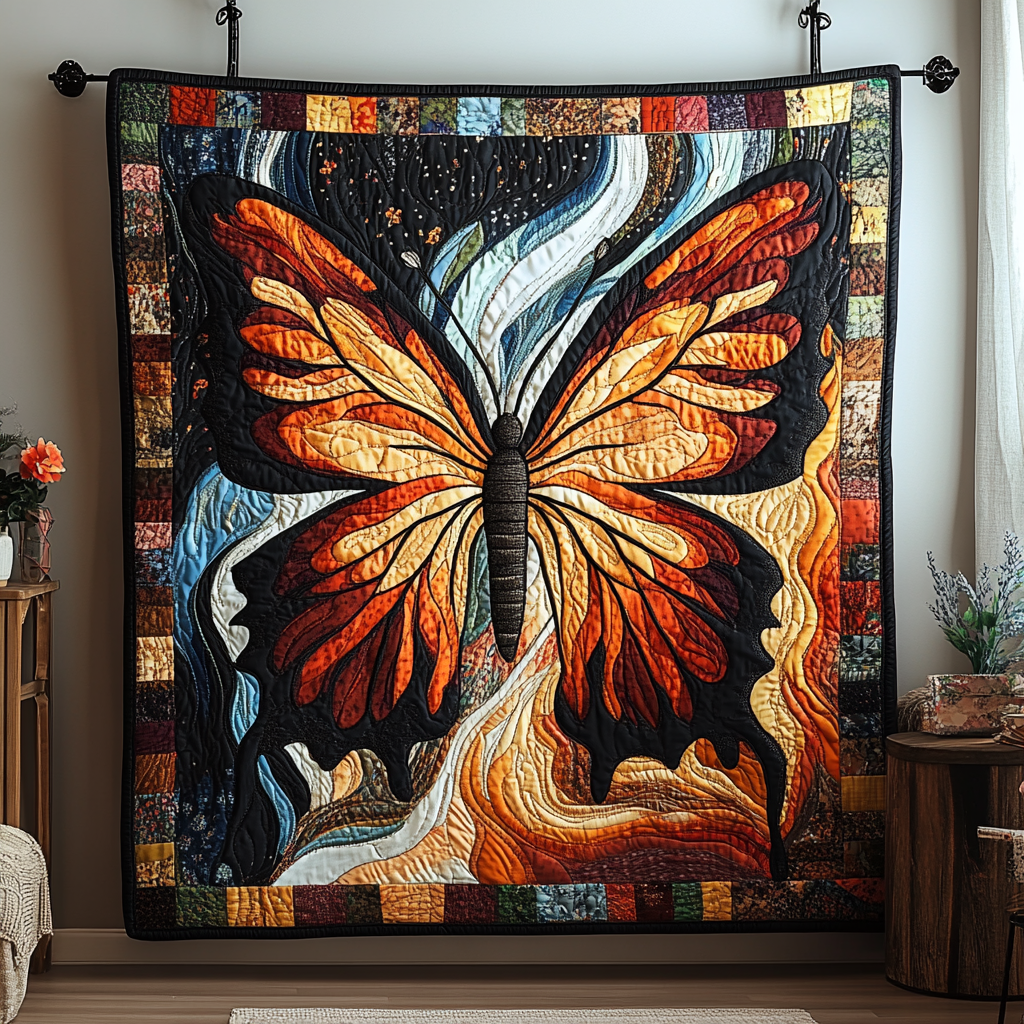 Flutter Garden Quilted Blanket Bedroom Decor Christmas Butterfly Gifts For Lady