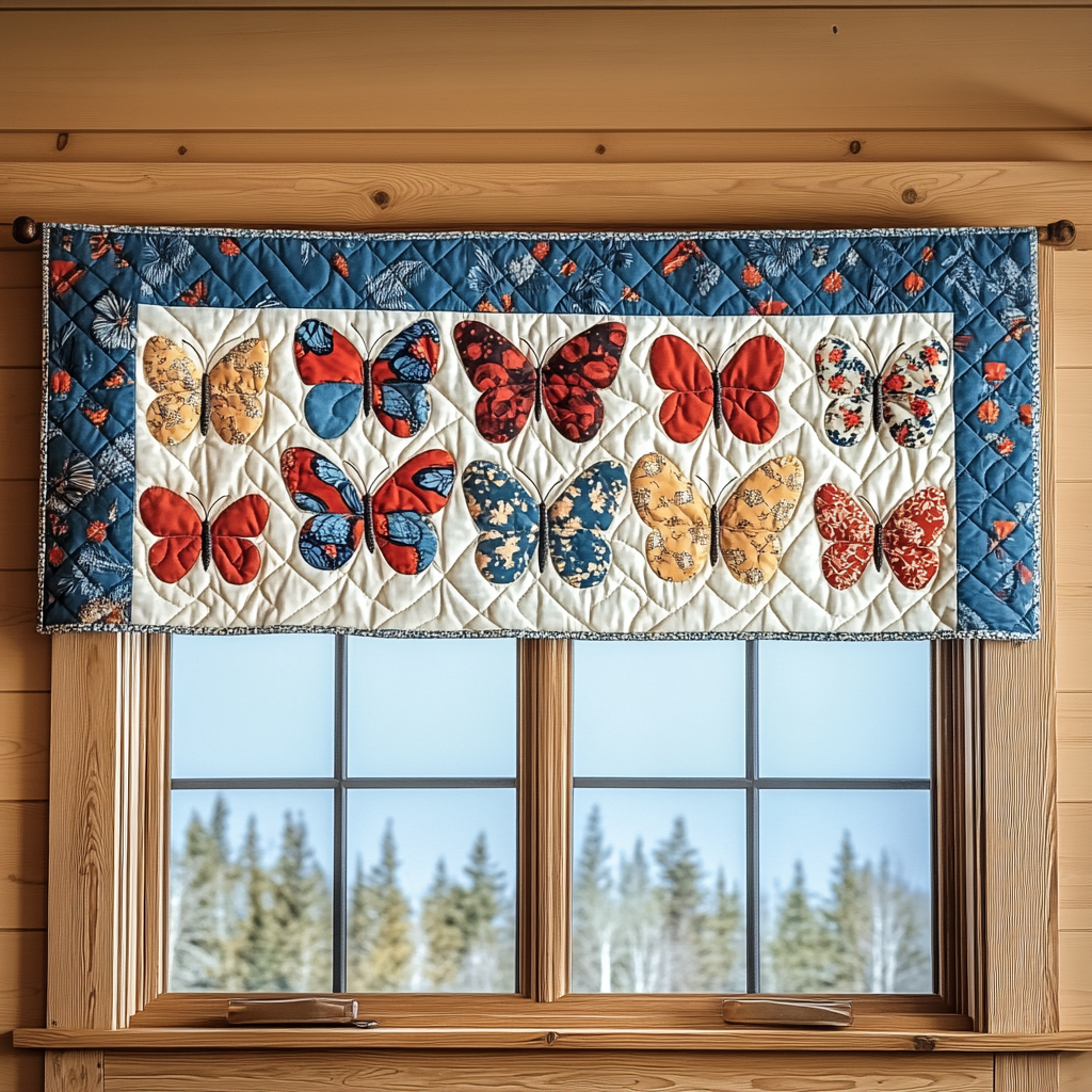 Flutter Garden Quilted Valance Valances For Bedroom Christmas Gifts For My Wife