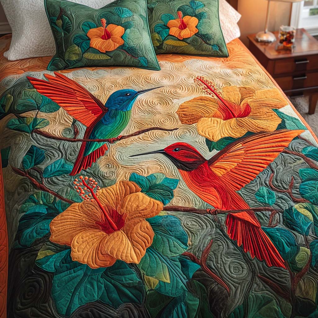 Flutter Kiss Quilted Bedding Set Duvet Covers Twin Meaningful Christmas Gift For Mom