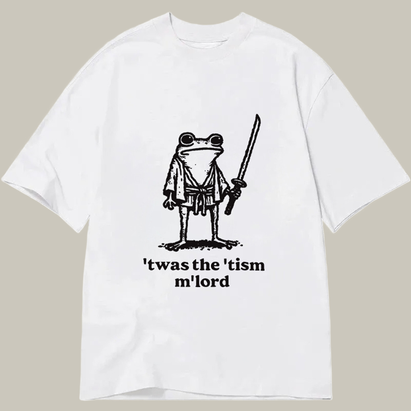 Focused Samurai Frog Classic Shirt Cool Graphic T-Shirts Christmas Gifts For Couples