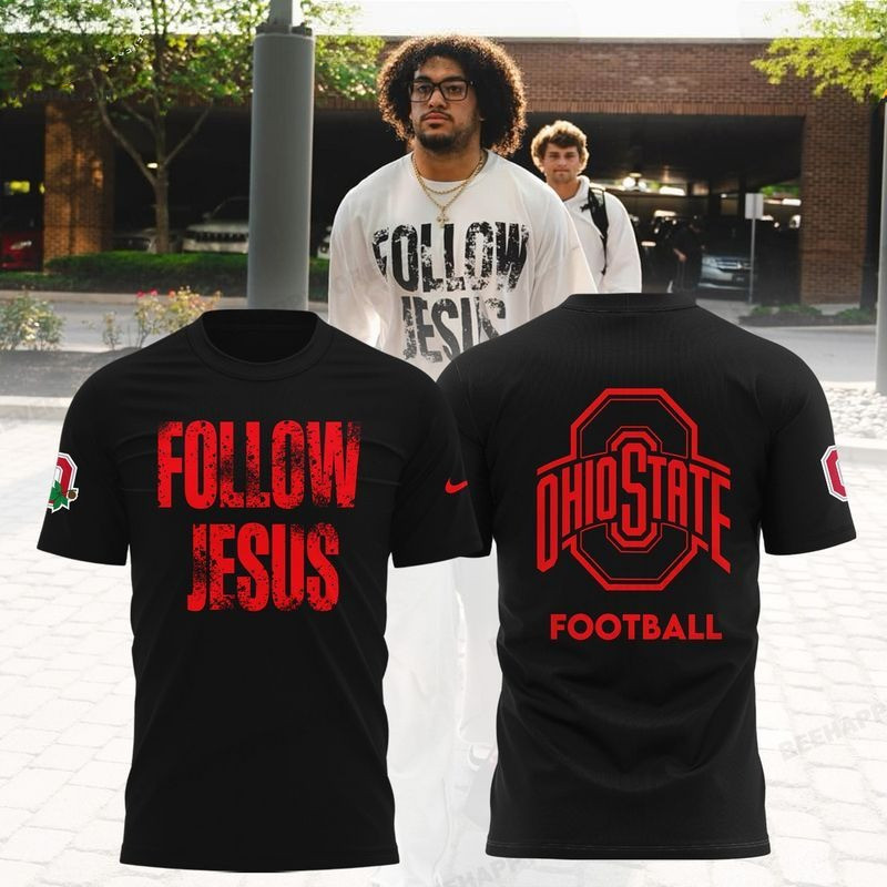 Follow Jesus Ohio State Football Shirt Presents For Football Fans