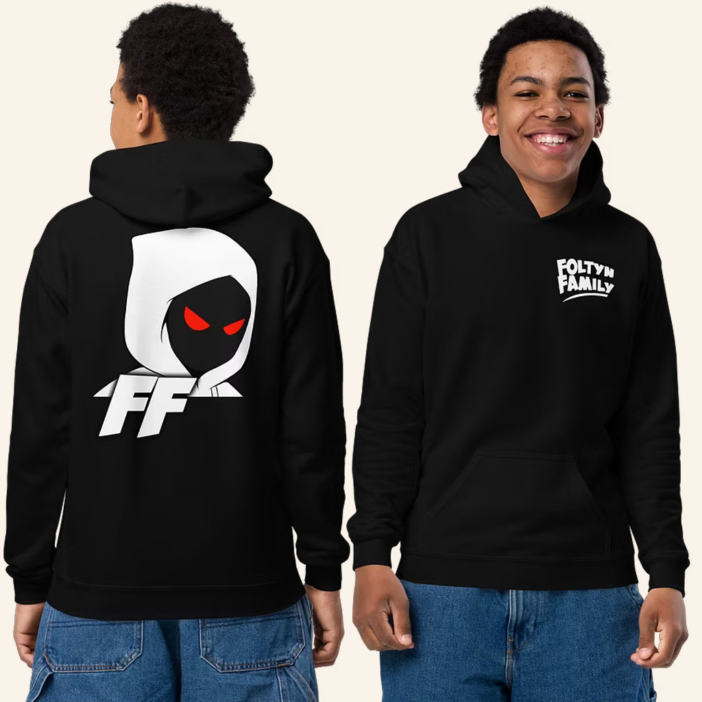 Foltyn Merch Foltyn Family Black Hoodie Unique Gifts Ideas For Sons