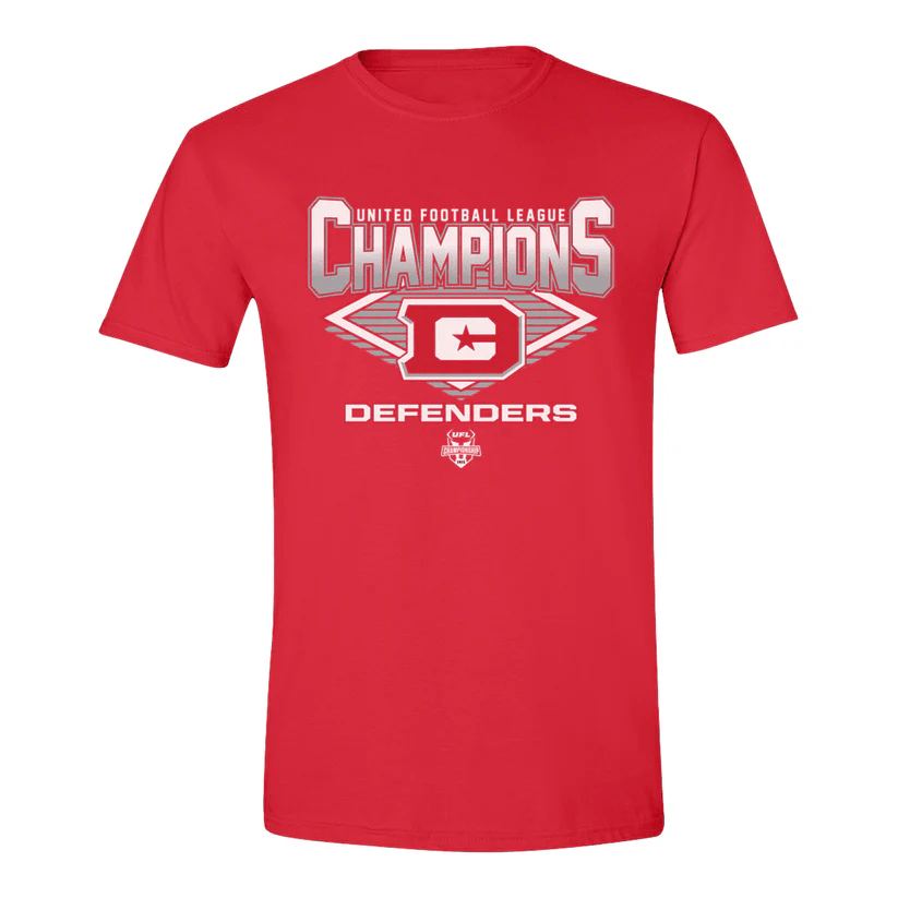 Fontaines Dc Football Shirt Dc Defenders 2025 UFL Champions Diamond T-Shirt Fan Merch