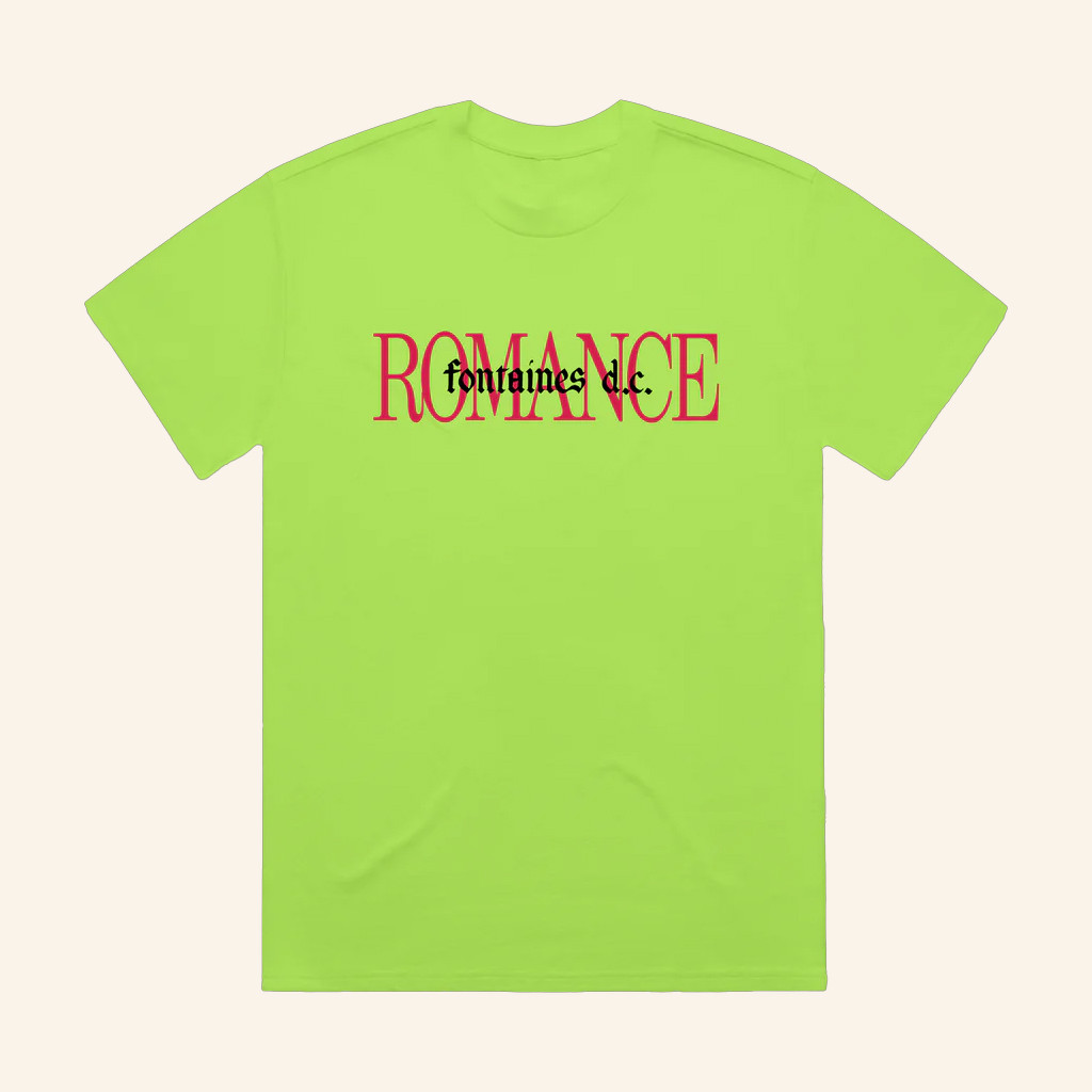 Fontaines DC Merch Romance T-Shirt Christmas Gift Ideas For Friends