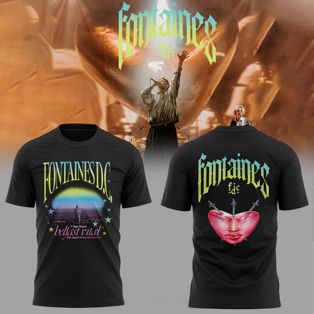 Fontaines DC x Belfast Vital Shirt Fontaines DC Merch Gifts For Rock Fans