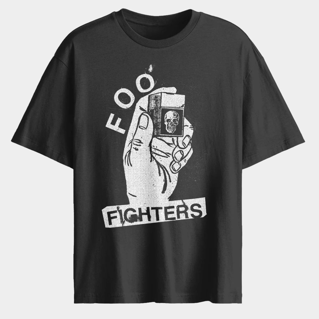Foo Fighters Merch 2026 Choose Your Color Lighter In Hand T-Shirt Foo Fighters Fan Apparel