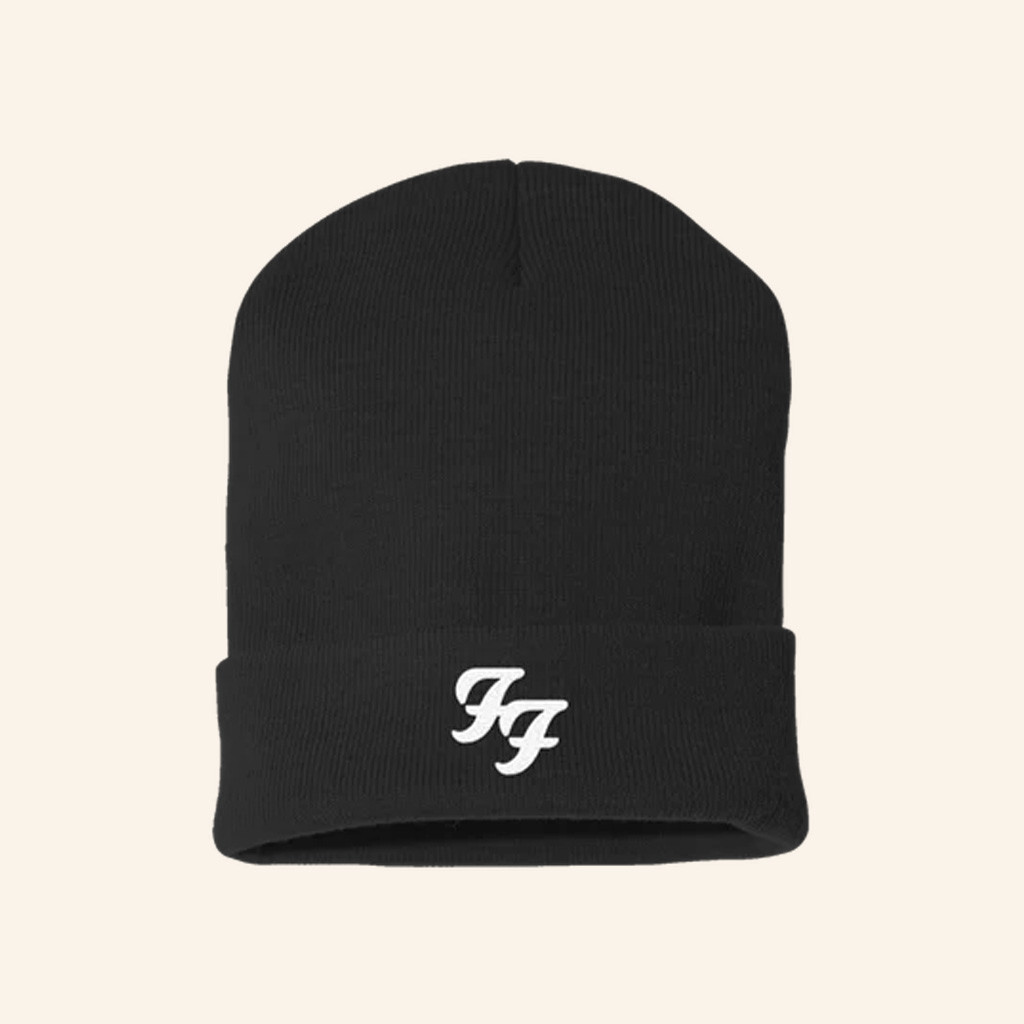 Foo Fighters Merch FF Logo Beanie Gift Ideas For Rock Music Lovers
