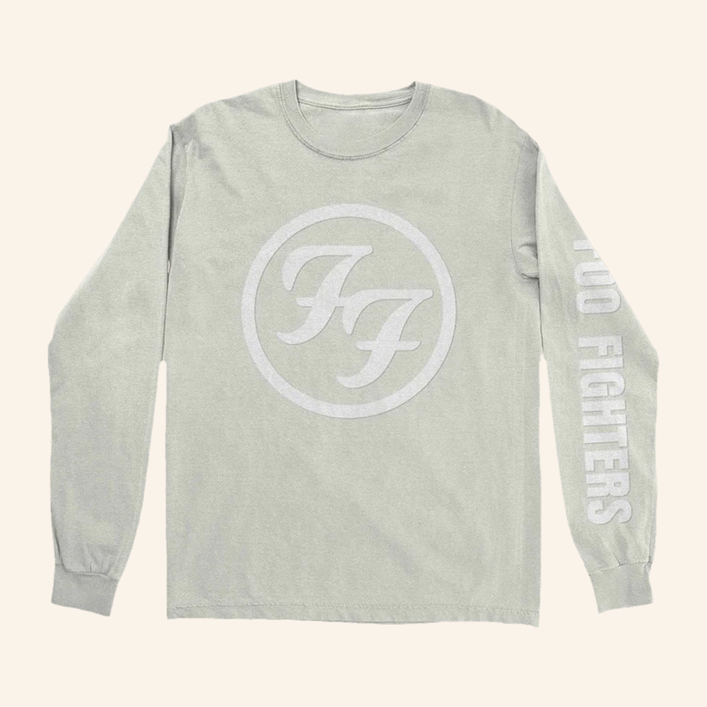 Foo Fighters Merch FF Logo Long Sleeve Shirt Presents For Rock Music Lovers