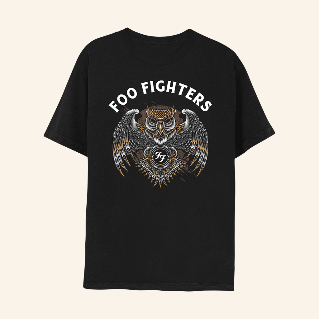 Foo Fighters Merch Foo Fighters Owl T-Shirt Music Lover Gifts For Him Foo Fighters Merch Foo Fighters Owl T-Shirt Music Lover Gifts For Him