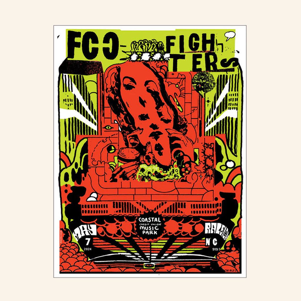 Foo Fighters Merch Raleigh NC Poster Wall Art Decor Presents For Rock Music Lovers Foo Fighters Merch Raleigh NC Poster Wall Art Decor Presents For Rock Music Lovers