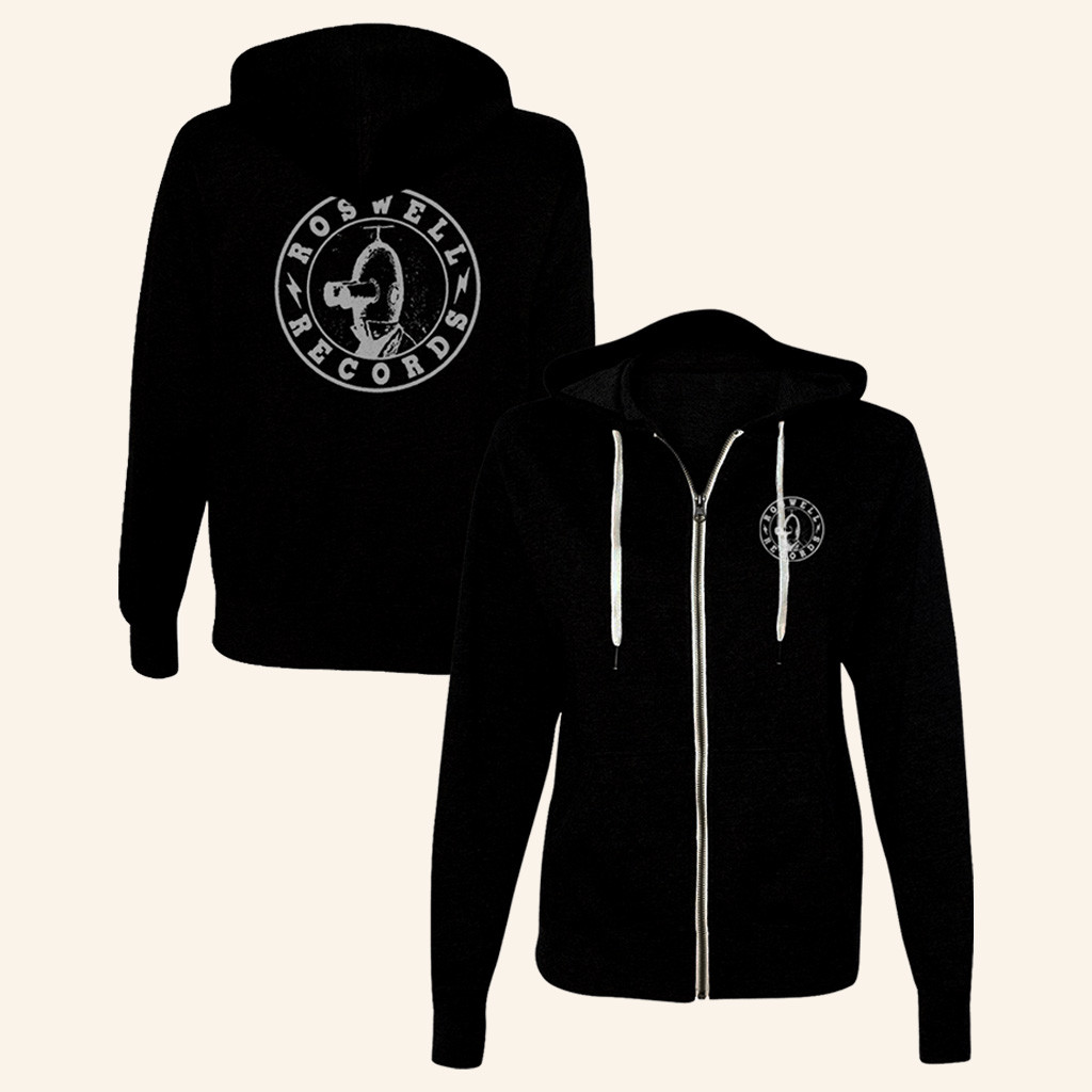 Foo Fighters Merch Roswell Records Zip Hoodie Cool Gifts For Music Lovers Foo Fighters Merch Roswell Records Zip Hoodie Cool Gifts For Music Lovers