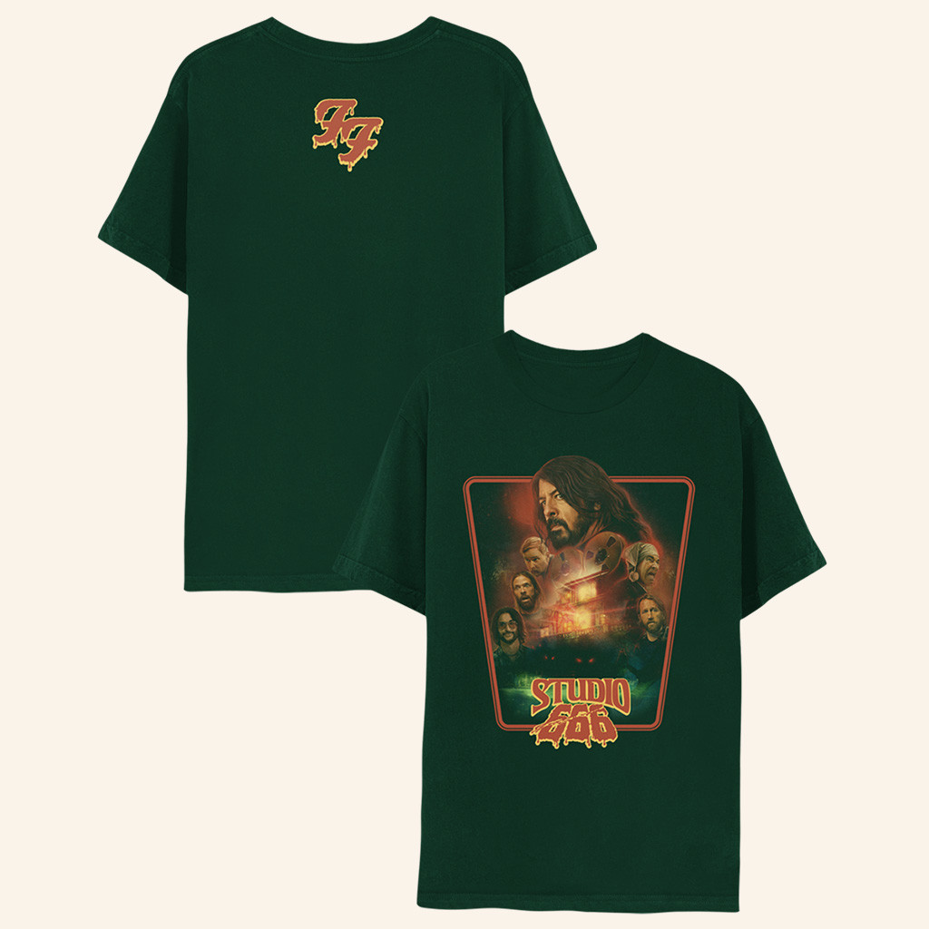 Foo Fighters Merch Studio 666 Retro T-Shirt Best Gifts For Rock Lovers Foo Fighters Merch Studio 666 Retro T-Shirt Best Gifts For Rock Lovers