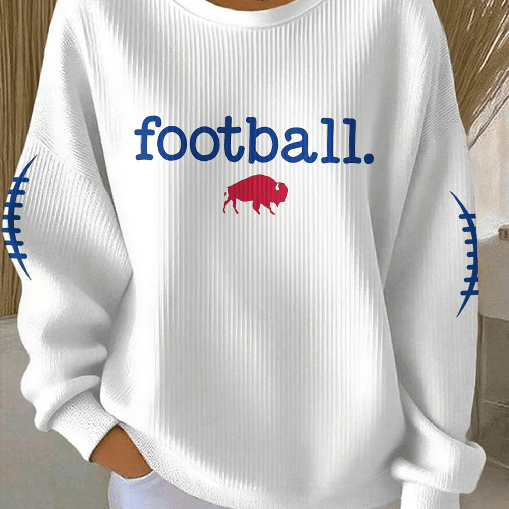 Football Buffalo Bills Sweatshirt Game Day Football Clothing Line Gift For Women
