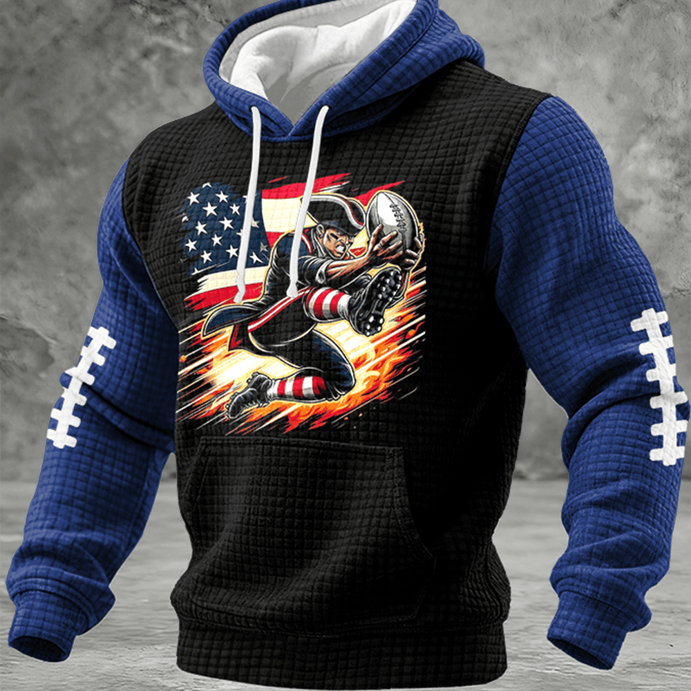 Football Game Day Hoodie New England Patriots Hooded Sweatshirt Football Gear