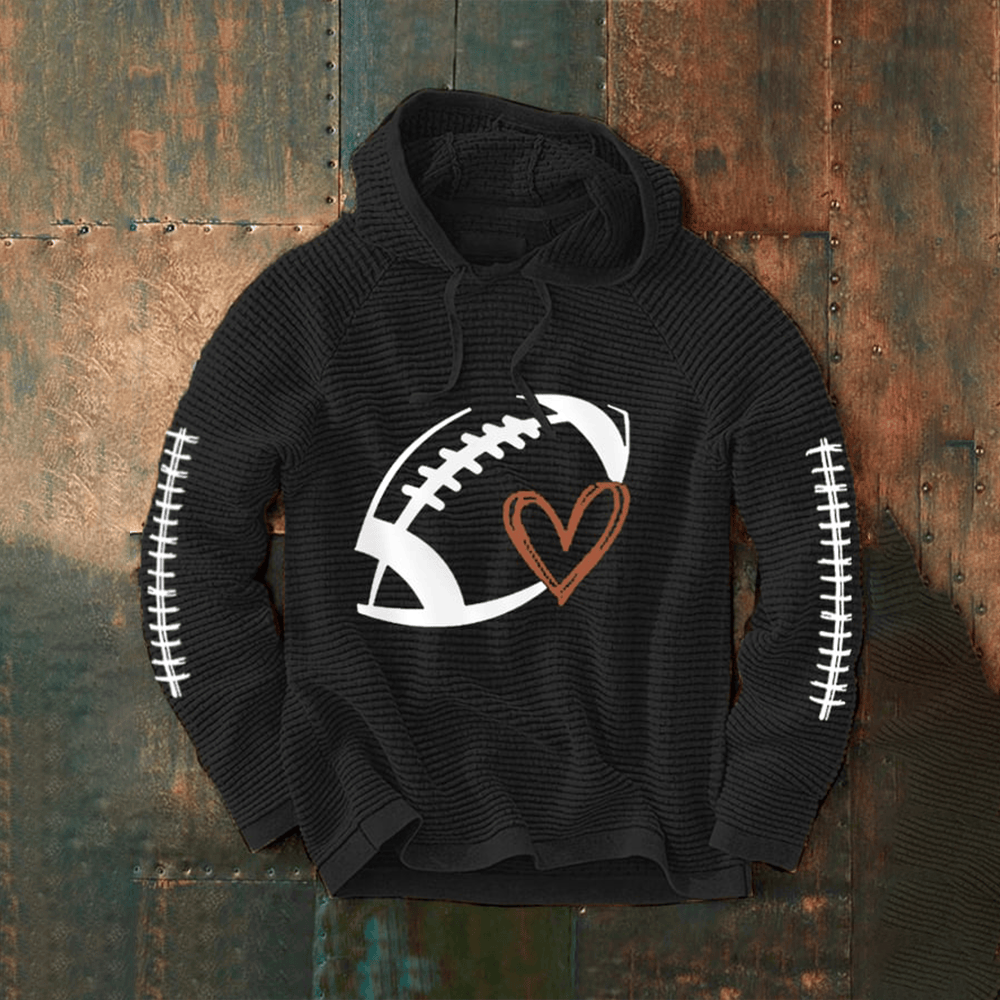 Football Lover Gameday Hoodie Football Hooded Sweatshirt Best Gift For Husband