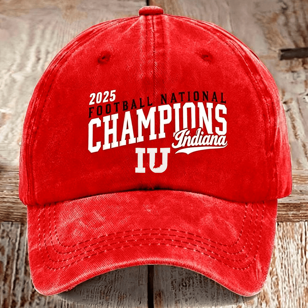Football National Champions Indiana Hoosiers Hat Football Cap Game Day Gifts