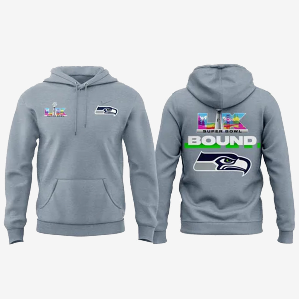 Football Seattle Seahawks Hoodie Super Bowl LX Seattle Seahawks Clothing Line