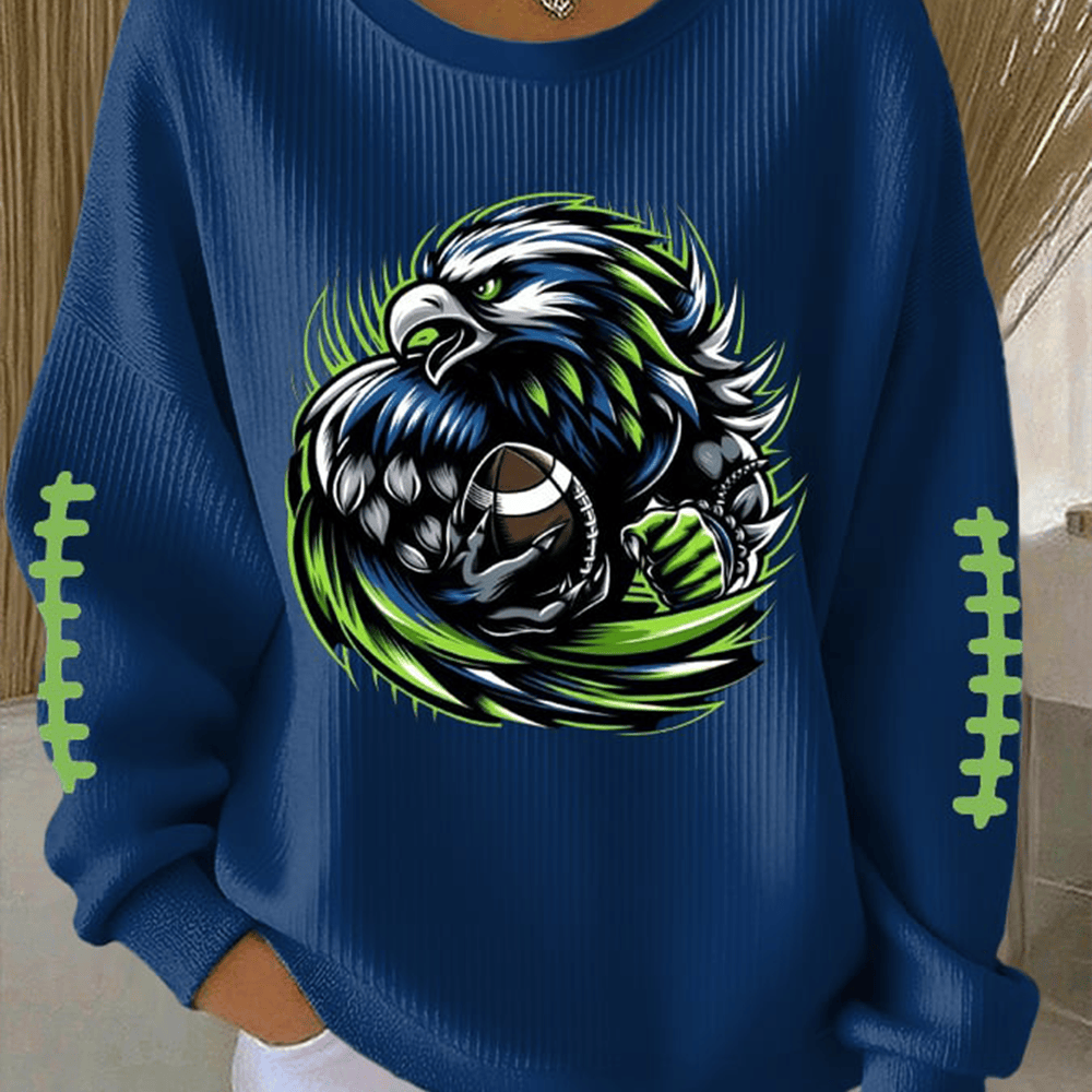 Football Seattle Seahawks Sweatshirt Game Day Seattle Seahawks Sweatshirt Football Lover Gifts