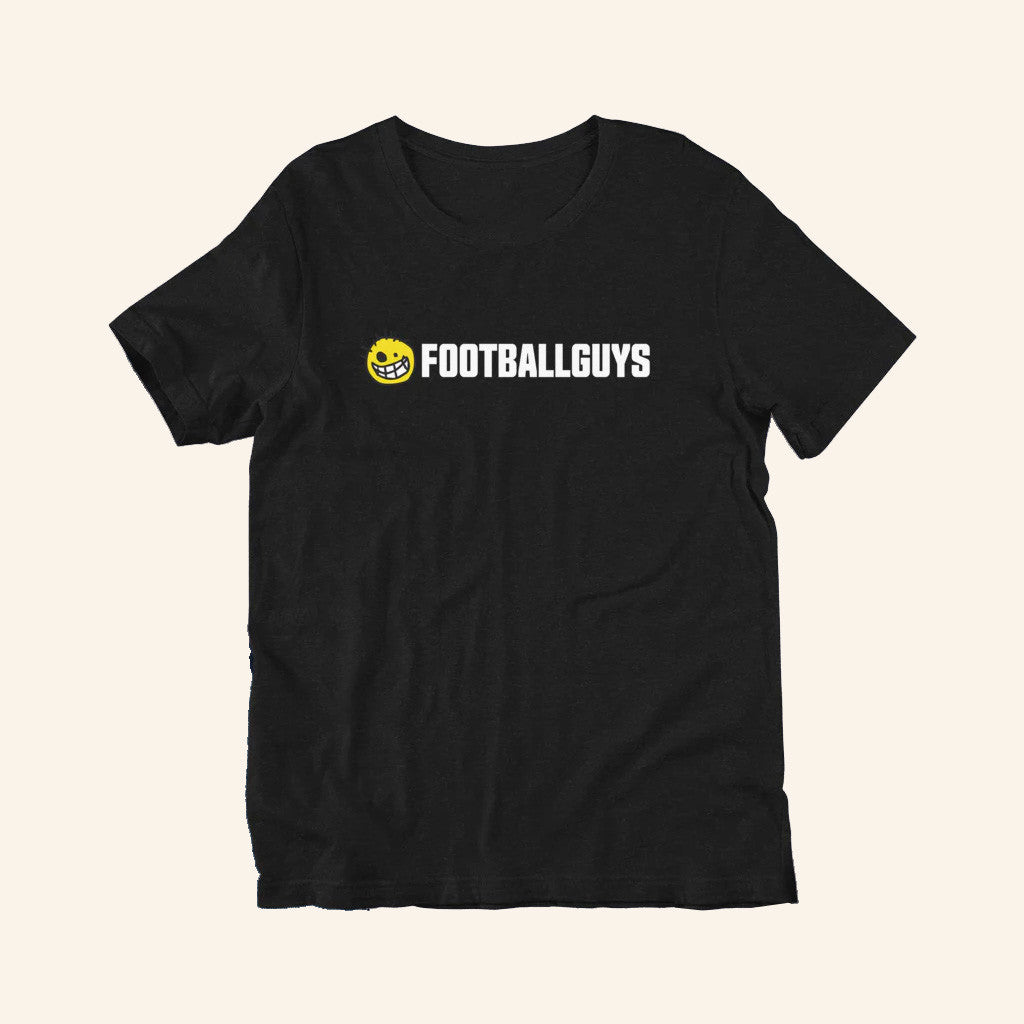 Footballguys Merch Footballguys Logo Black T-Shirt Gifts For Dad Footballguys Merch Footballguys Logo Black T-Shirt Gifts For Dad