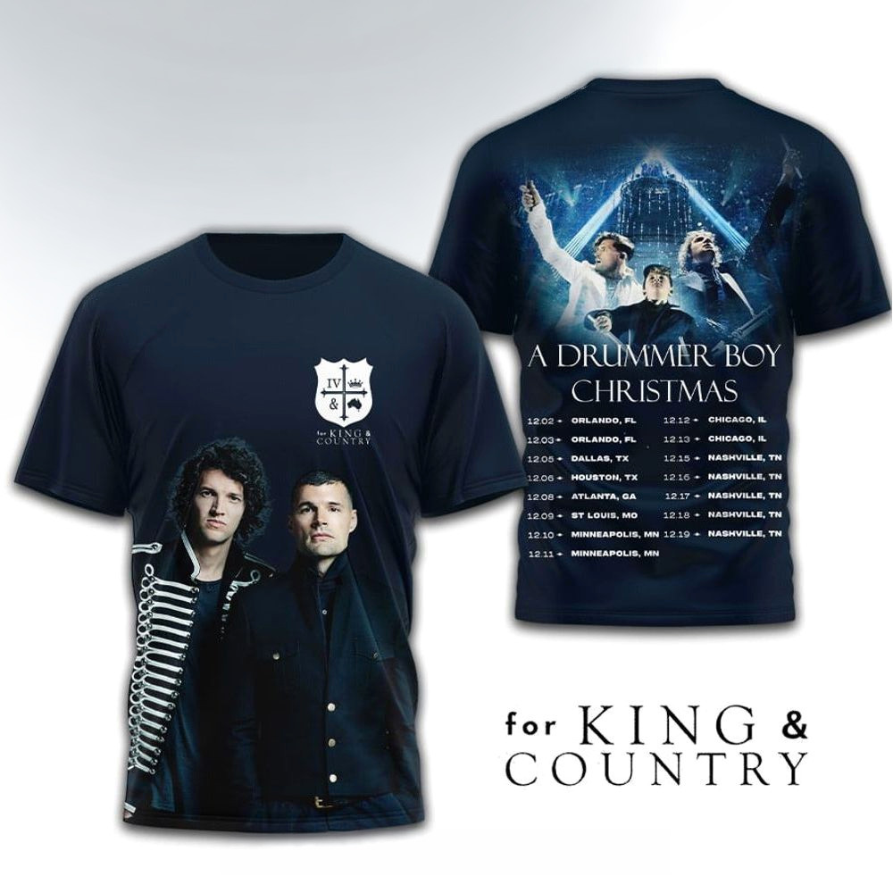 For King And Country A Drummer Boy Christmas T-Shirt Fan Apparel Gift Ideas For Him