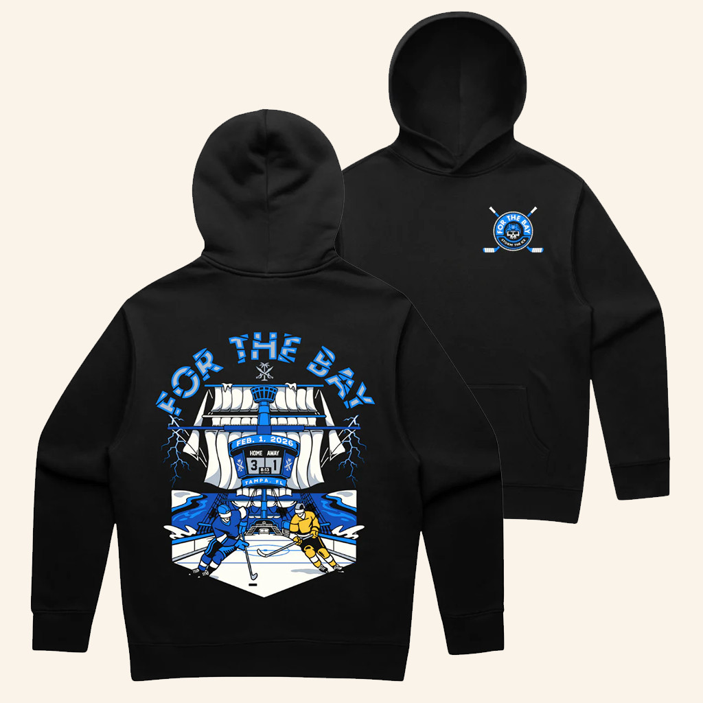 For The Bay Clothing Co Merch Storm The Ice Hoodie Presents For Hockey Fans