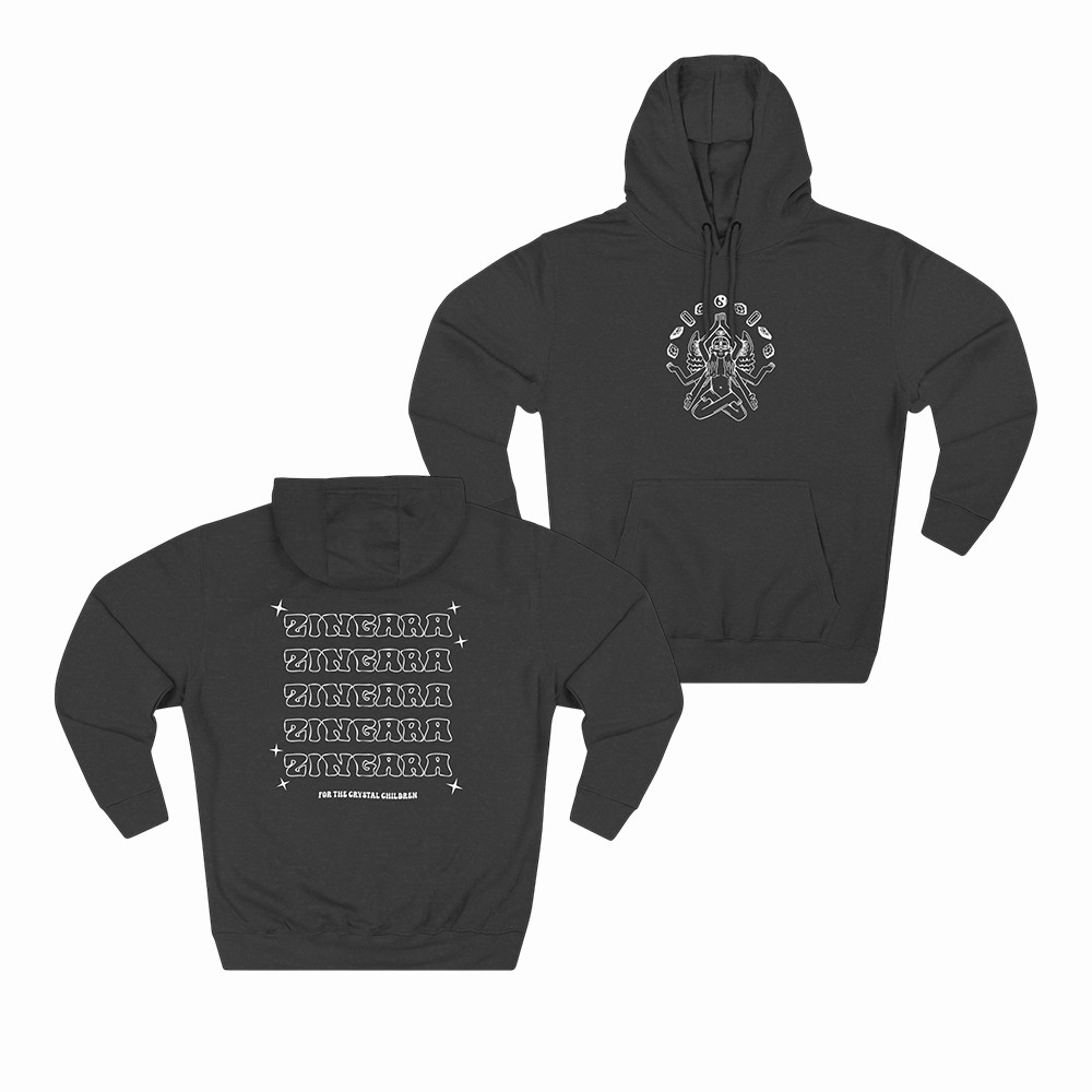 For The Crystal Children Zingara Hoodie Zingara Hooded Sweatshirt Music Lover Gift