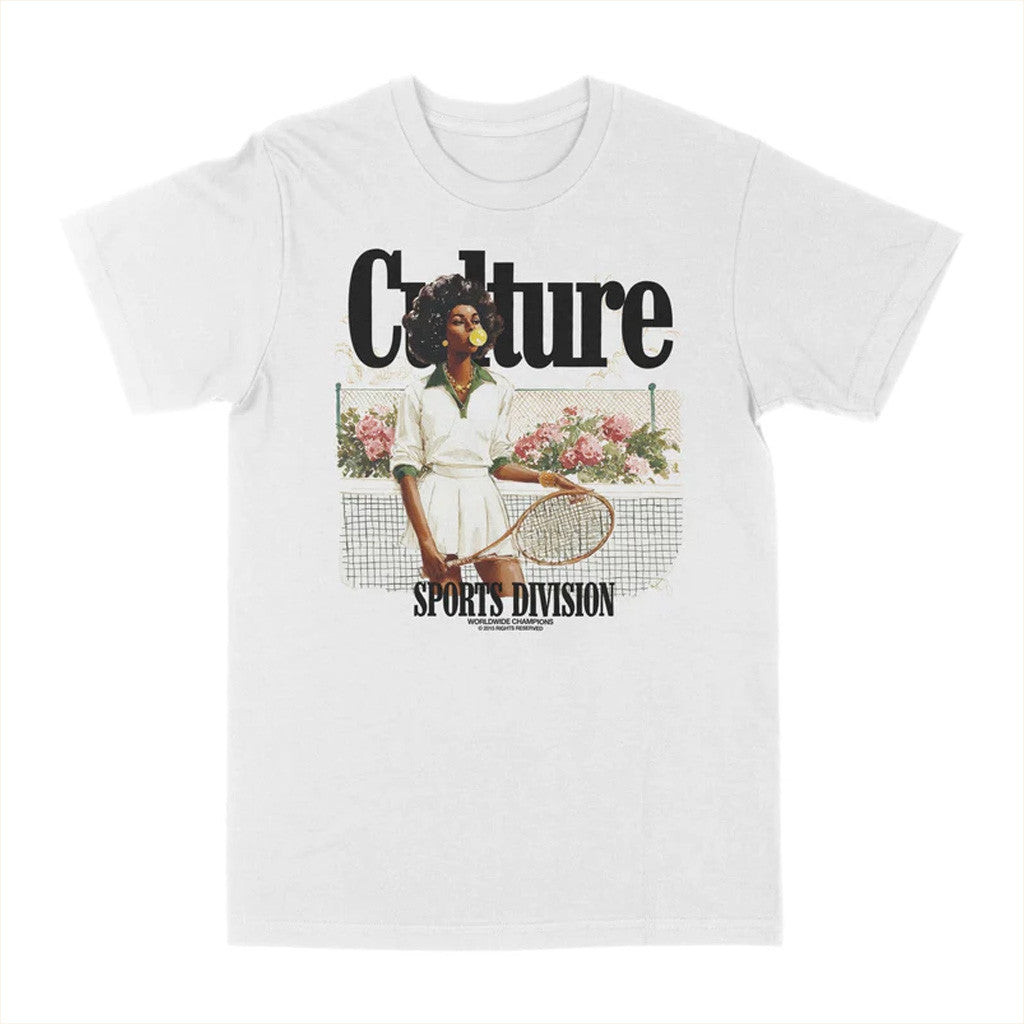 For The Culture Clothing Merch Culture Sports Division T-Shirt Tennis Garden Tee Her Gifts