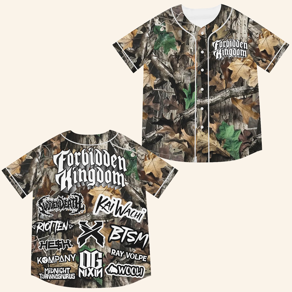 Forbidden Kingdom Camo Jersey Forbidden Kingdom Merch Xmas Gifts For Husband