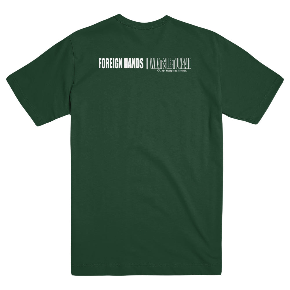 Foreign Hands Merch What'S Left Unsaid Shirt Foreign Hands Shirt Father'S Day Gifts For Husband Foreign Hands Merch What'S Left Unsaid Shirt Foreign Hands Shirt Father'S Day Gifts For Husband