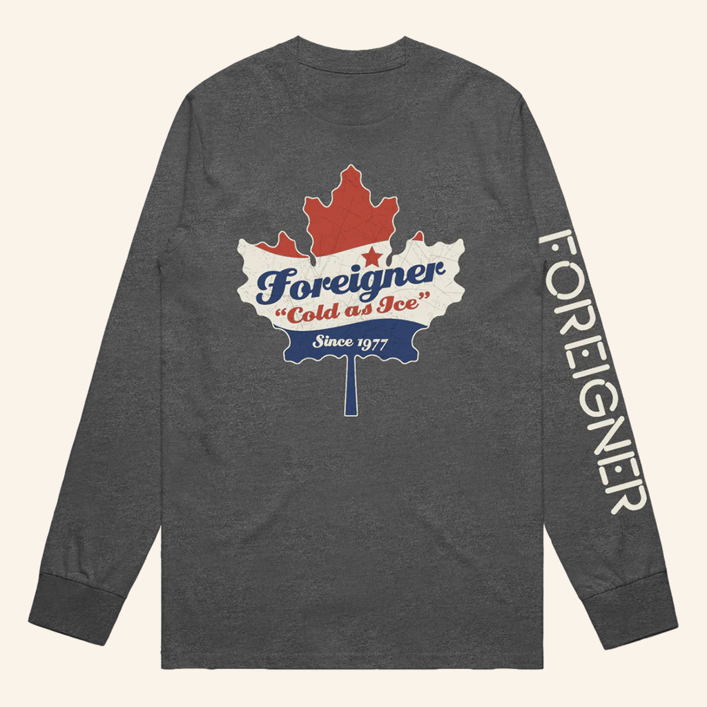 Foreigner Merch Foreigner Cold As Ice Long Sleeve T-Shirt Xmas Presents For Friends