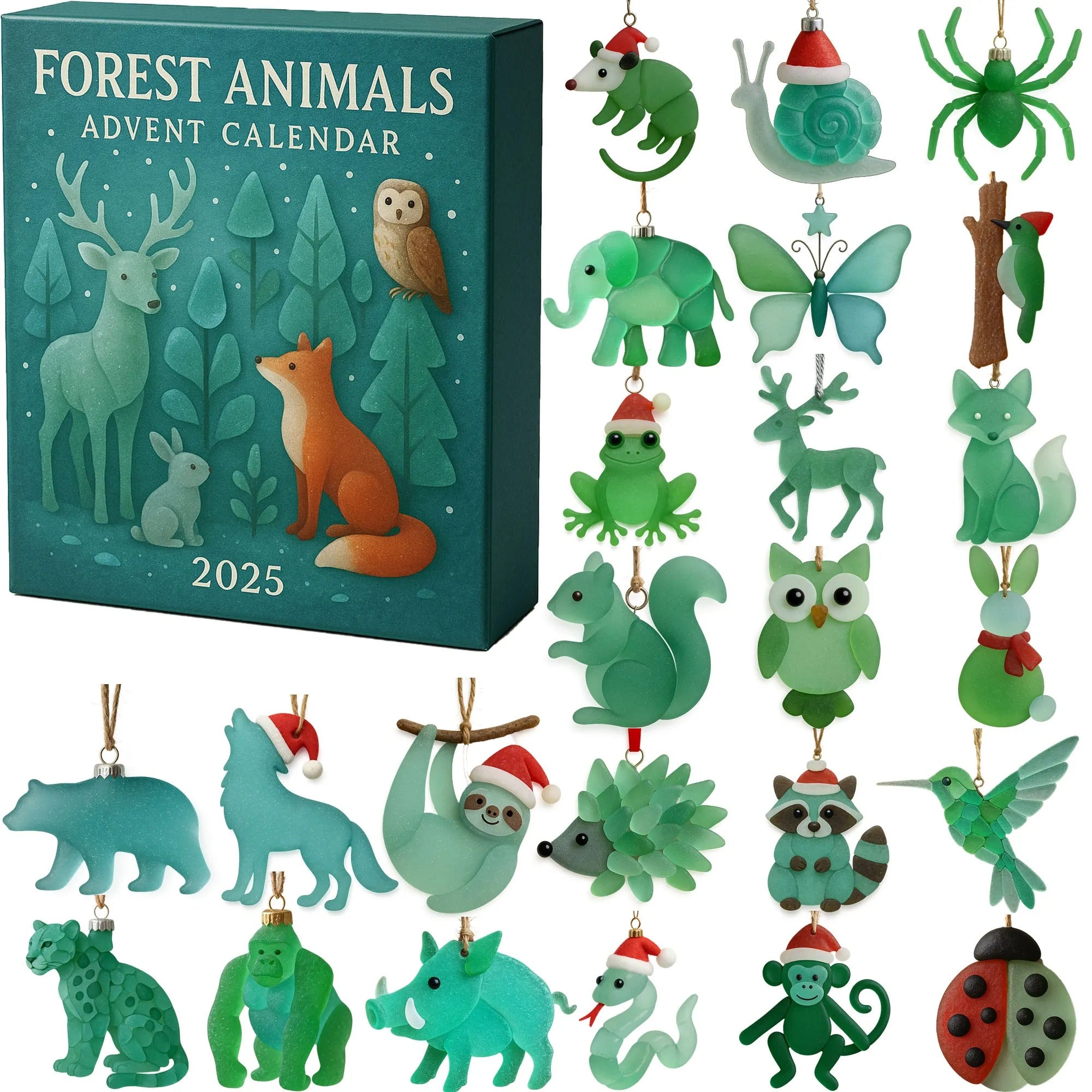 Forest Animals 2025 Advent Calendar Animal Advent Calendar Festive Countdown Xmas Gifts